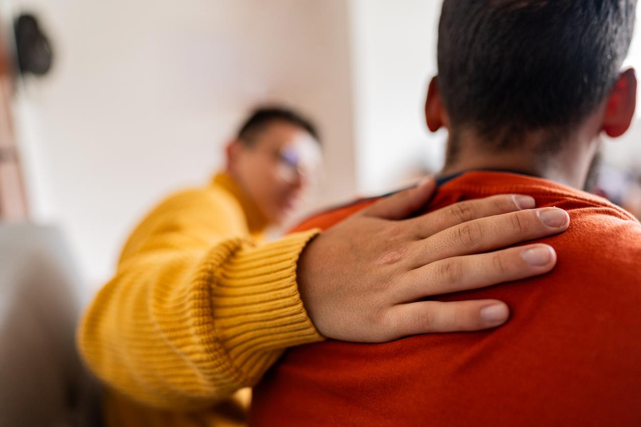 How can young men seek help, effectively?